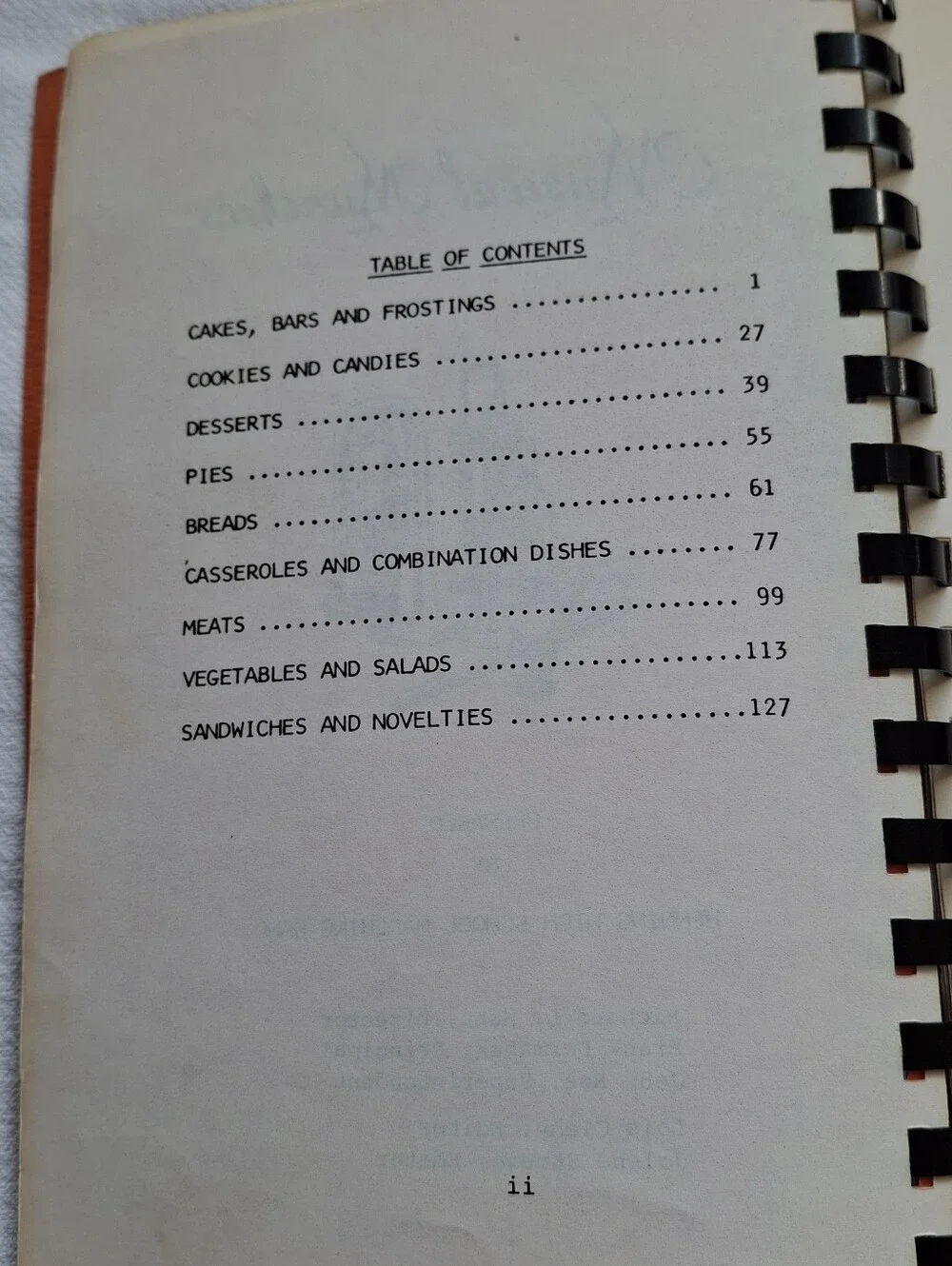 Vintage 1978 Musical Munchies Cookbook- Henning High School Marching Band